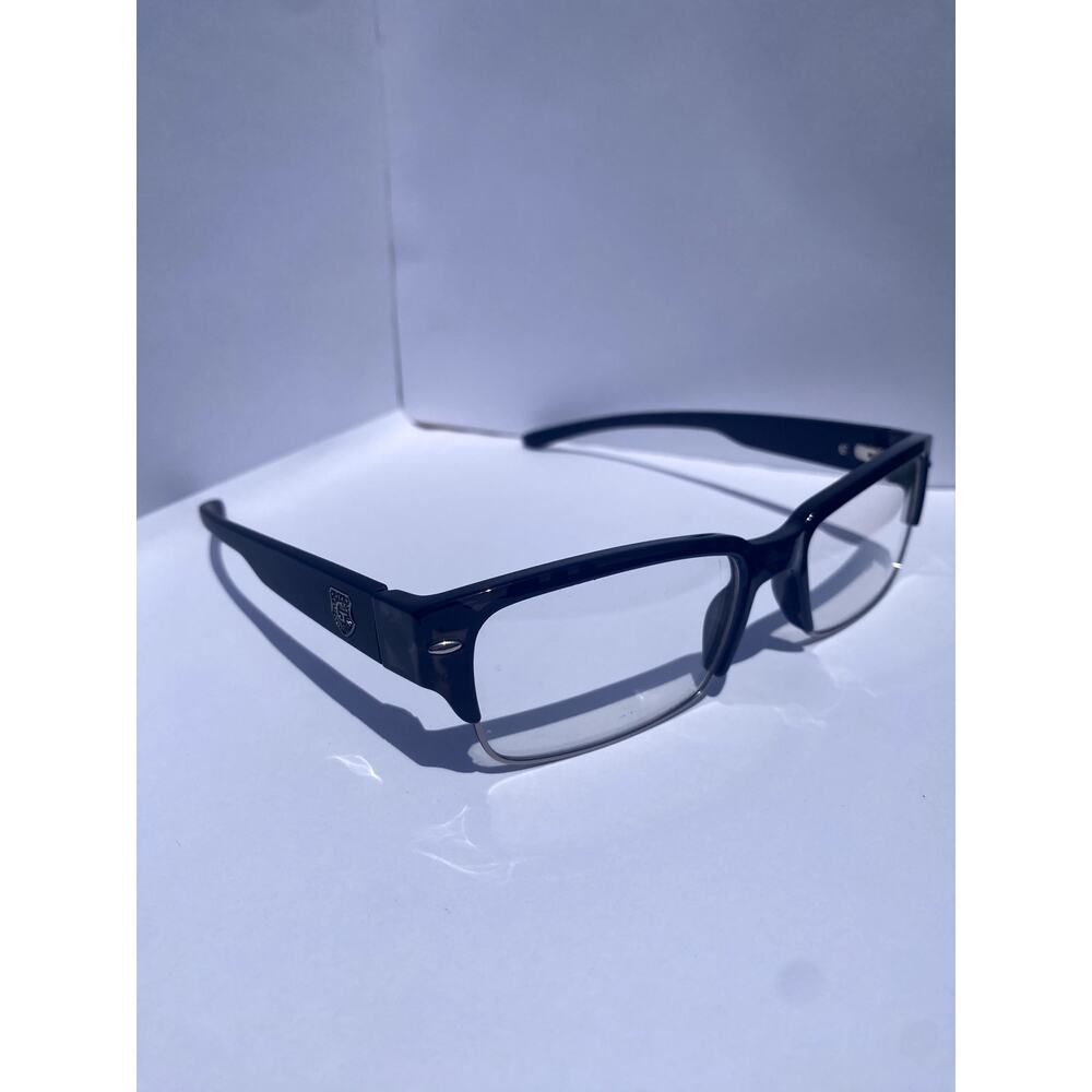 Men's Rectangular Black Eyeglasses Frame - image 7